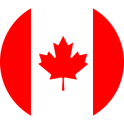 Canada flag badge